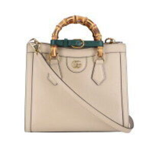 GUCCI Diana Bamboo Leather Shoulder Bag
